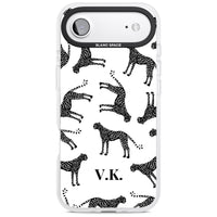 Personalised Black & White Cheetah Pattern