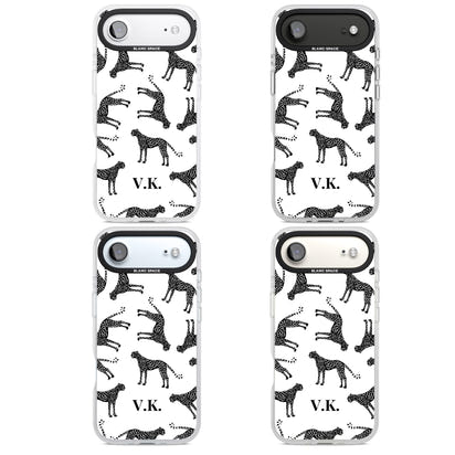 Personalised Black & White Cheetah Pattern