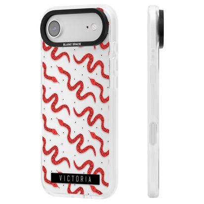 Personalised Red Snake Pattern
