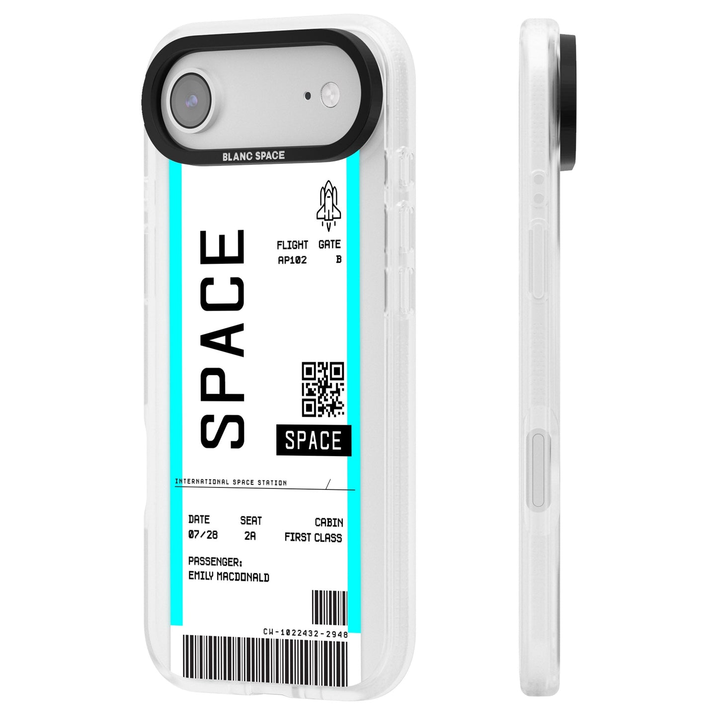 Personalised Space Travel Ticket