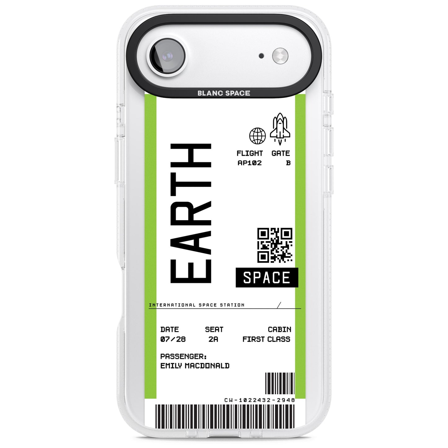 Personalised Earth Travel Ticket