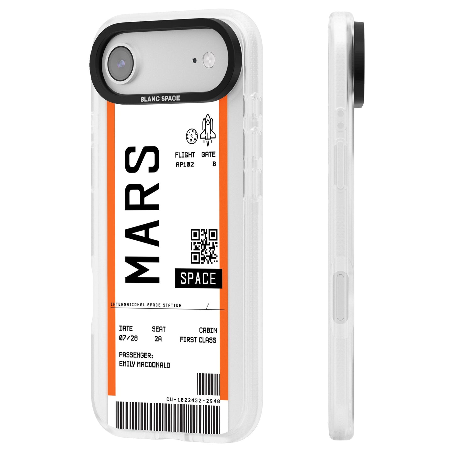 Personalised Mars Travel Ticket