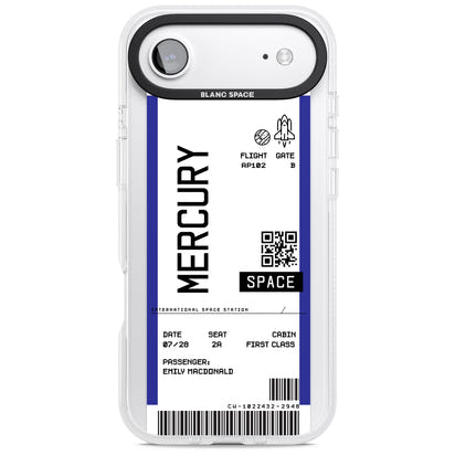 Personalised Mercury Travel Ticket