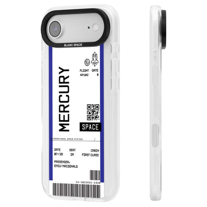 Personalised Mercury Travel Ticket