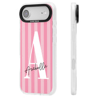 Personalised Pink Stripes Initial