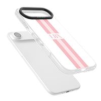 Personalised Minimal Pink Stripe