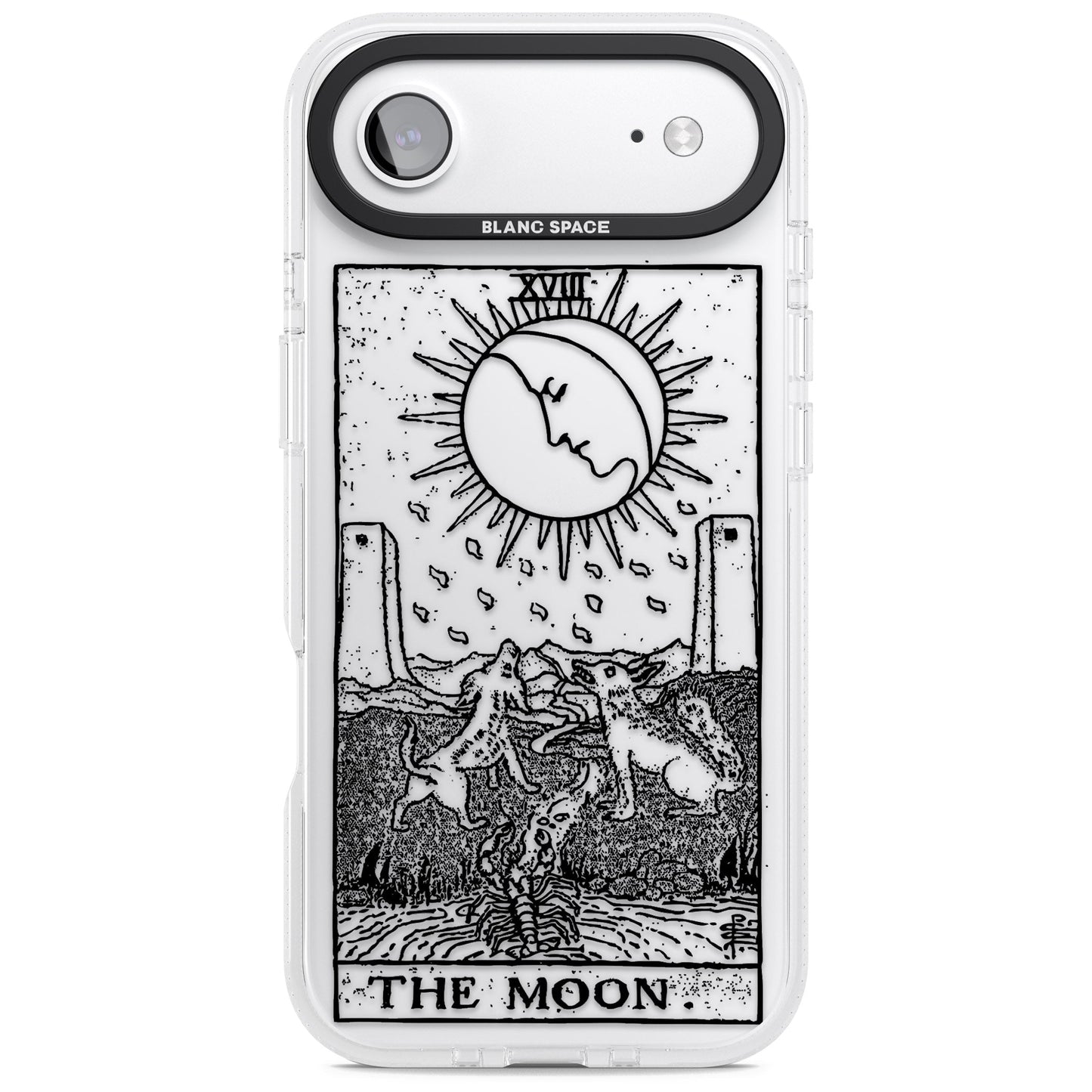 Personalised The Moon Tarot Card (Clear)