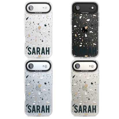 Personalised Terrazzo Blue, Pink, Brown