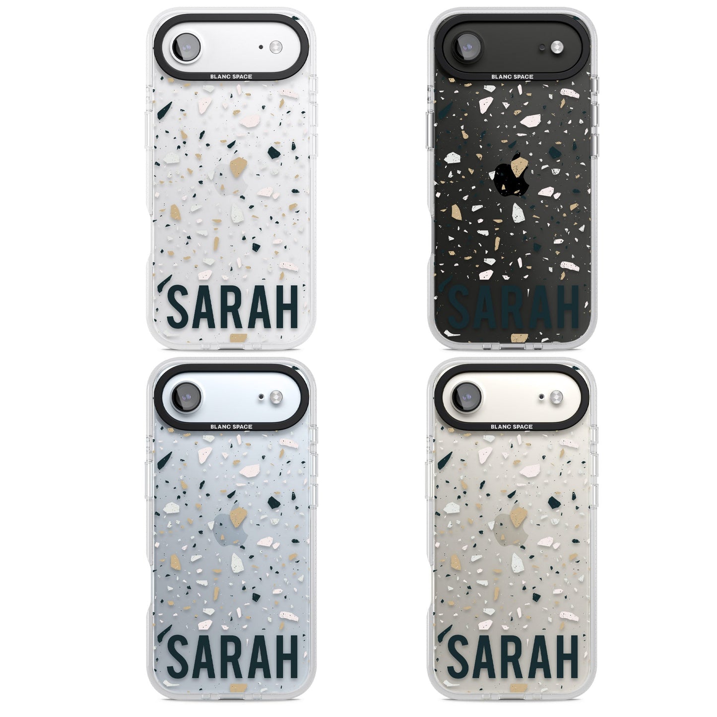 Personalised Terrazzo Blue, Pink, Brown