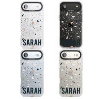 Personalised Terrazzo Blue, Pink, Brown