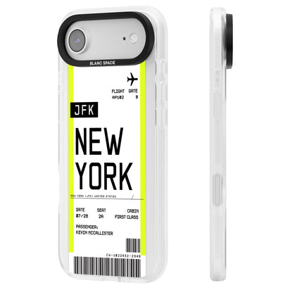 Personalised New York Boarding Pass