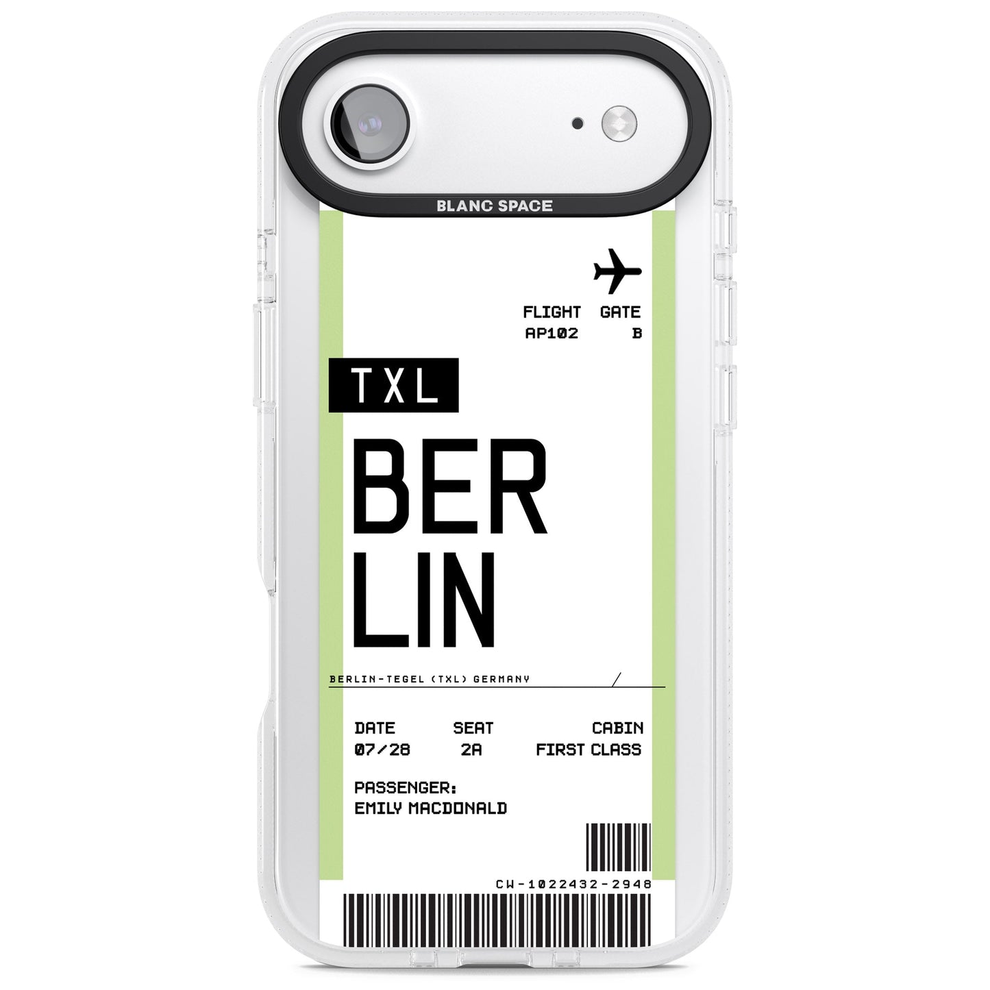 Personalised Berlin Boarding Pass