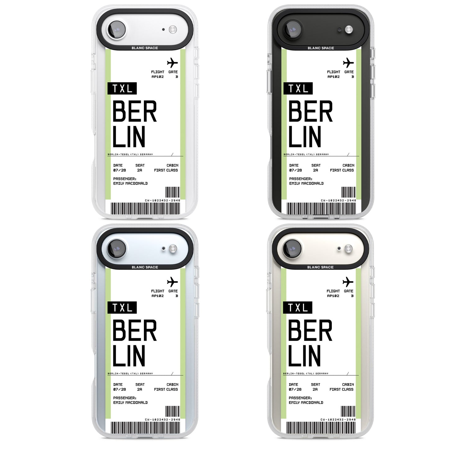 Personalised Berlin Boarding Pass