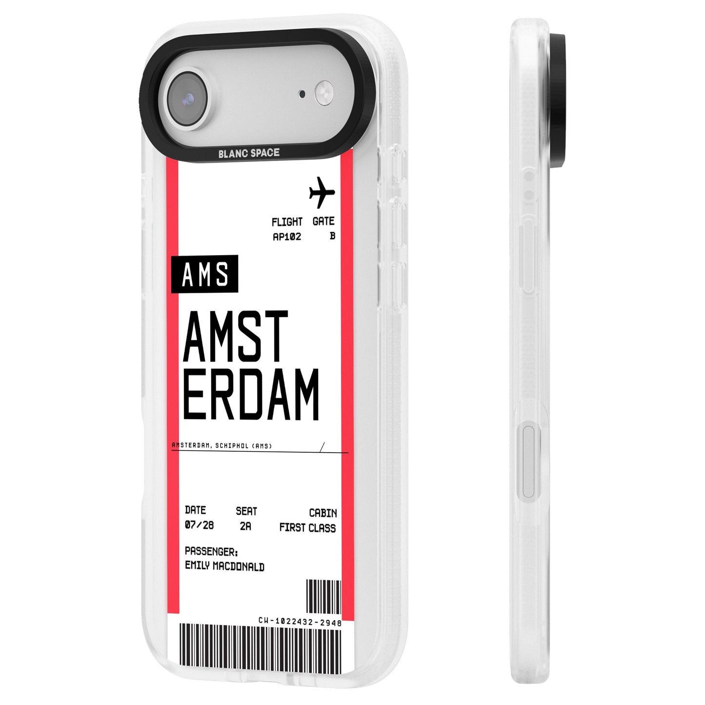 Personalised Amsterdam Boarding Pass