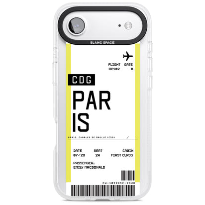 Personalised Paris Boarding Pass