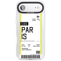Personalised Paris Boarding Pass