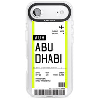 Personalised Abu Dhabi Boarding Pass
