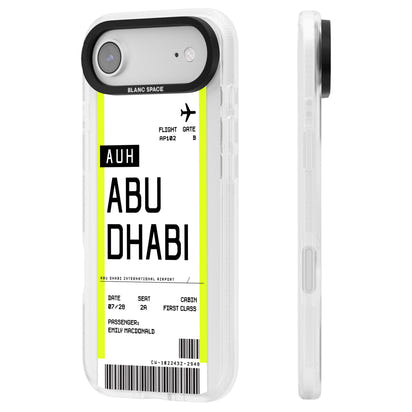 Personalised Abu Dhabi Boarding Pass