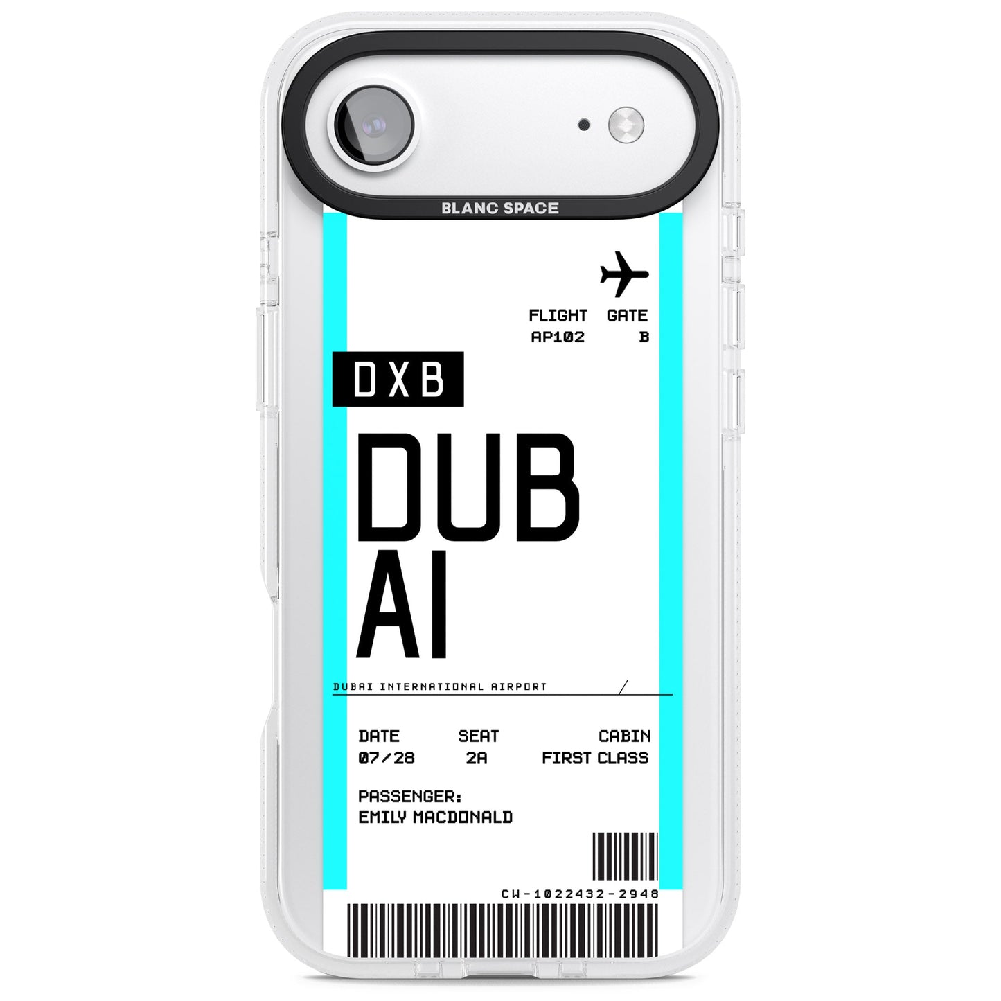 Personalised Dubai Boarding Pass