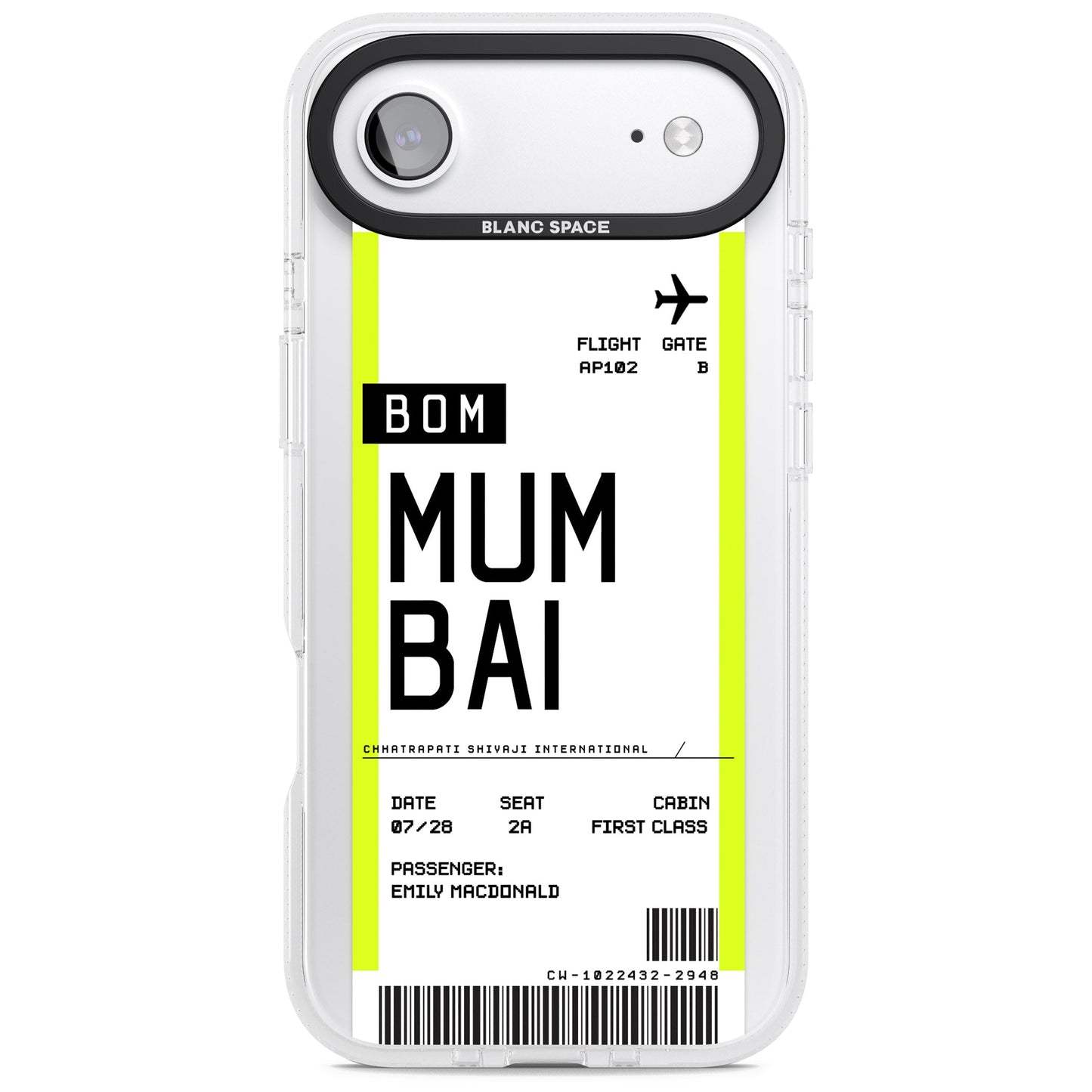 Personalised Mumbai Boarding Pass