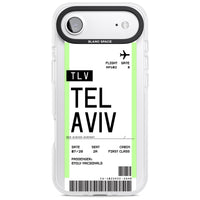 Personalisierte Bordkarte für Tel Aviv