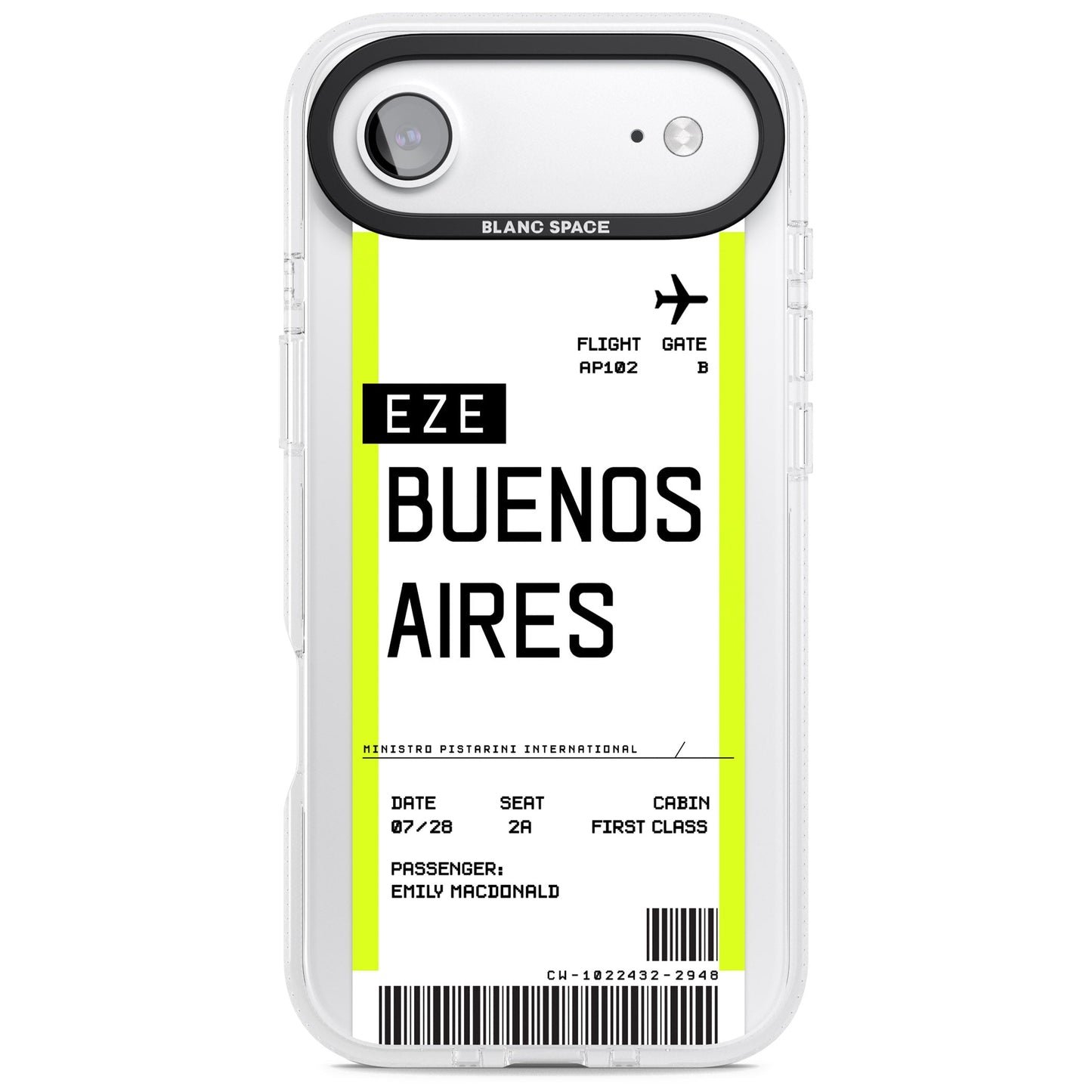Personalised Buenos Aires Boarding Pass