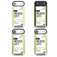 Carte d'embarquement personnalisée pour Mexico