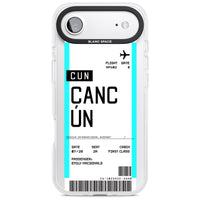 Personalised Cancún Boarding Pass