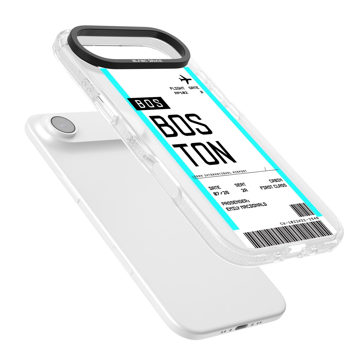 Personalised Boston Boarding Pass