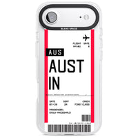 Personalised Austin Boarding Pass