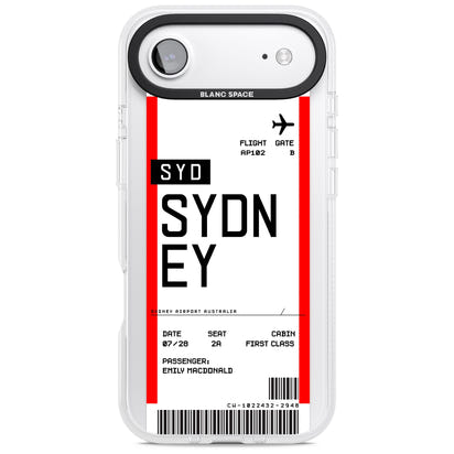 Personalised Sydney Boarding Pass