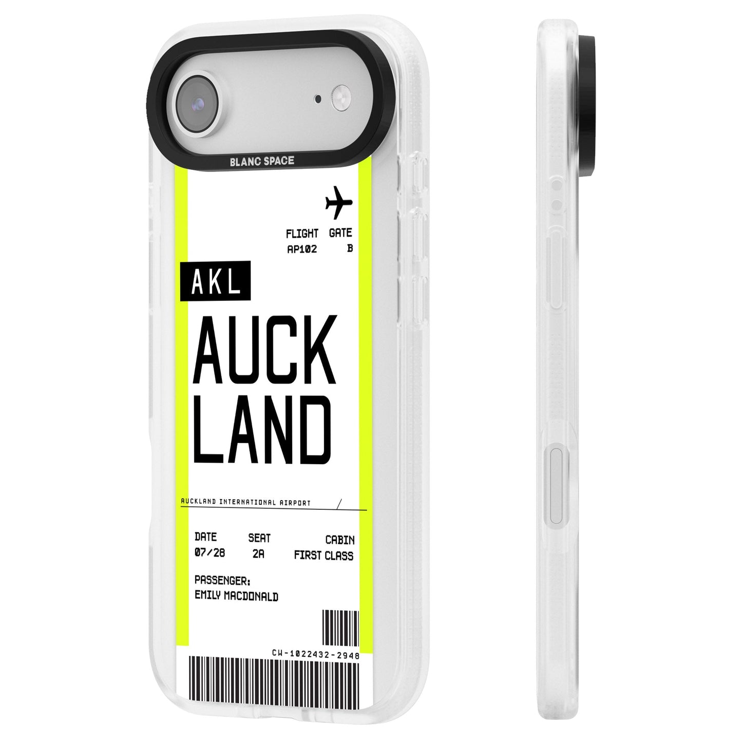 Personalised Auckland Boarding Pass