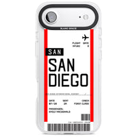 Personalised San Diego Boarding Pass