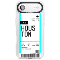 Personalised Houston Boarding Pass