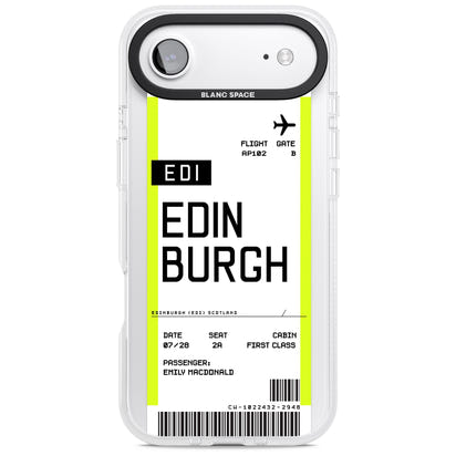 Personalised Edinburgh Boarding Pass