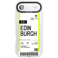 Personalised Edinburgh Boarding Pass