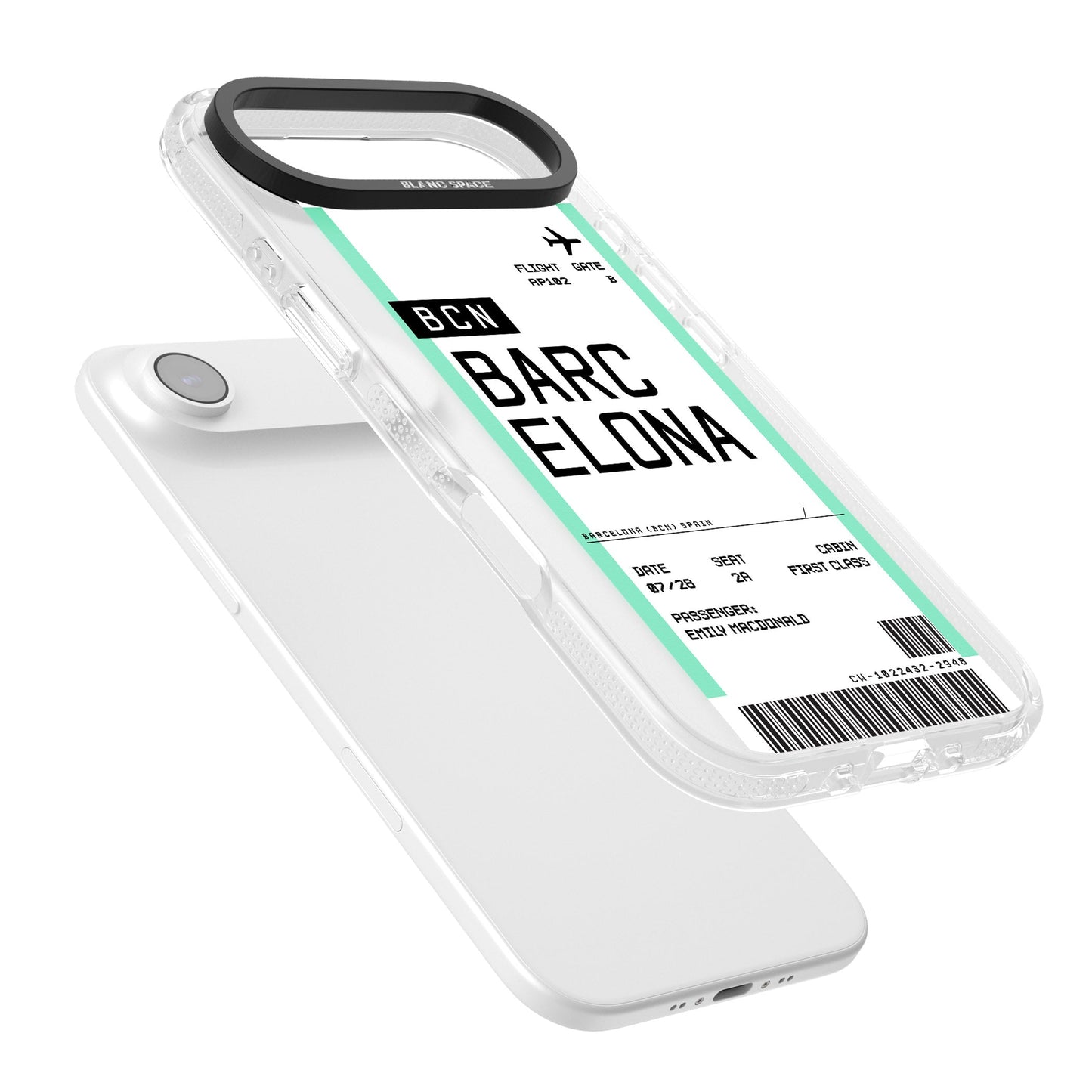 Personalised Barcelona Boarding Pass