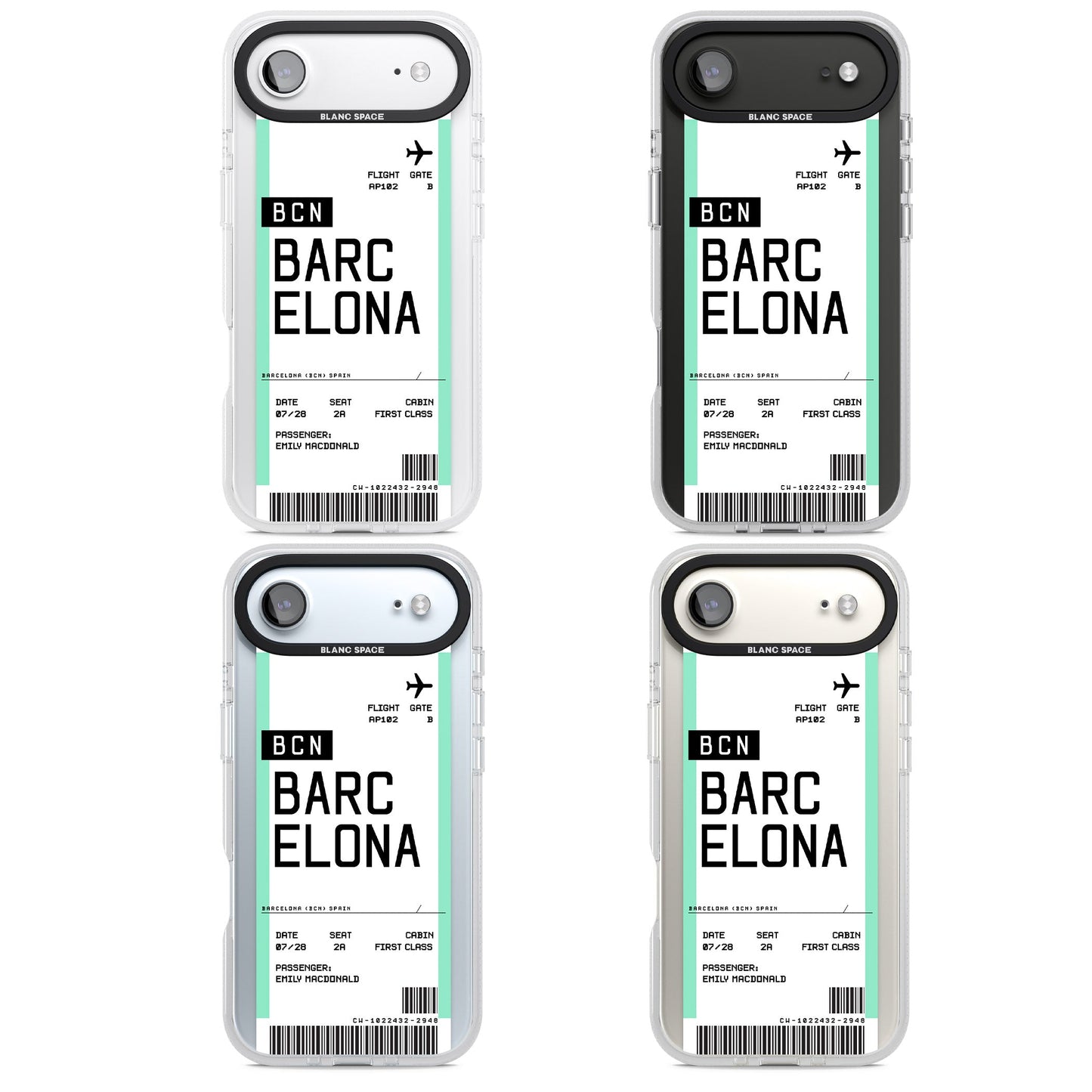 Personalised Barcelona Boarding Pass