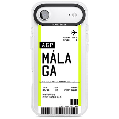 Personalised Málaga Boarding Pass