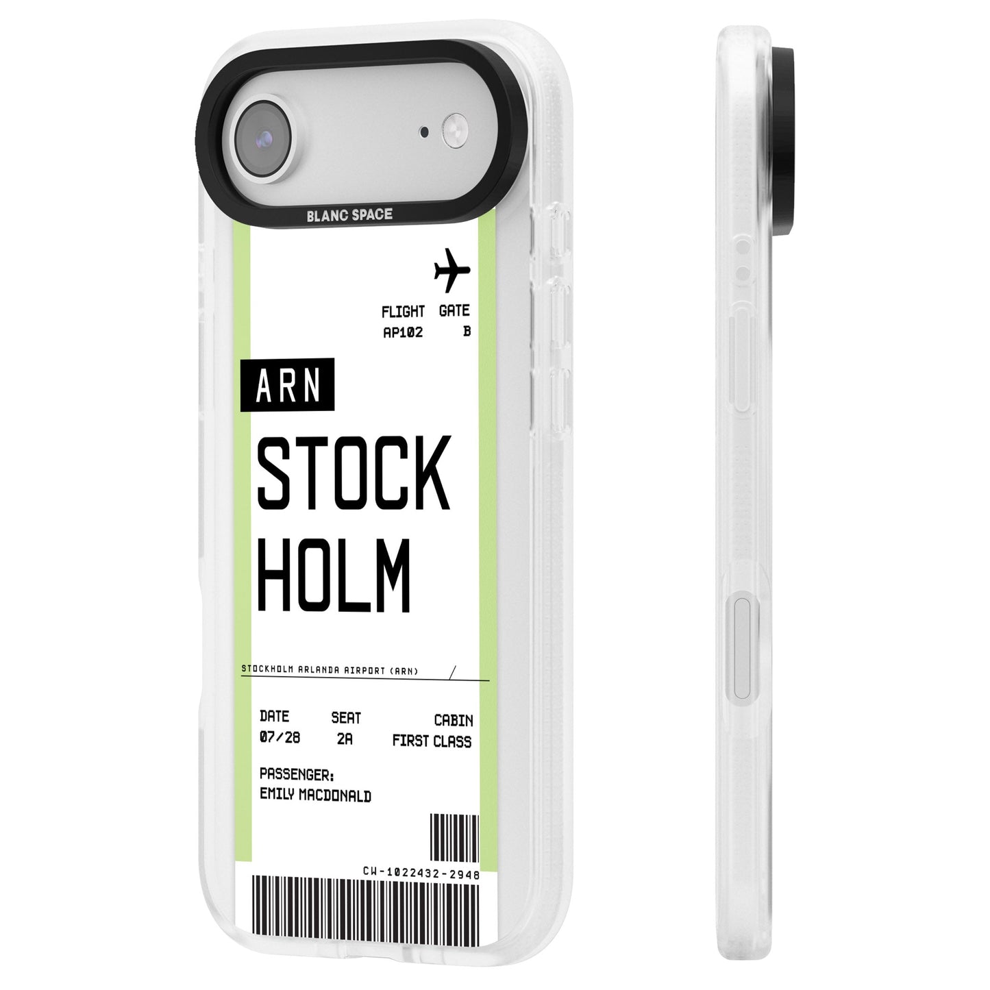 Personalised Stockholm Boarding Pass