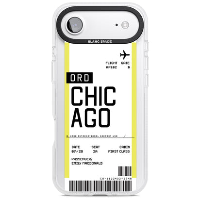 Personalised Chicago Boarding Pass