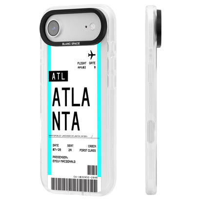 Personalisierte Atlanta-Bordkarte