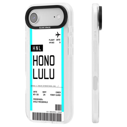 Personalised Honolulu Boarding Pass