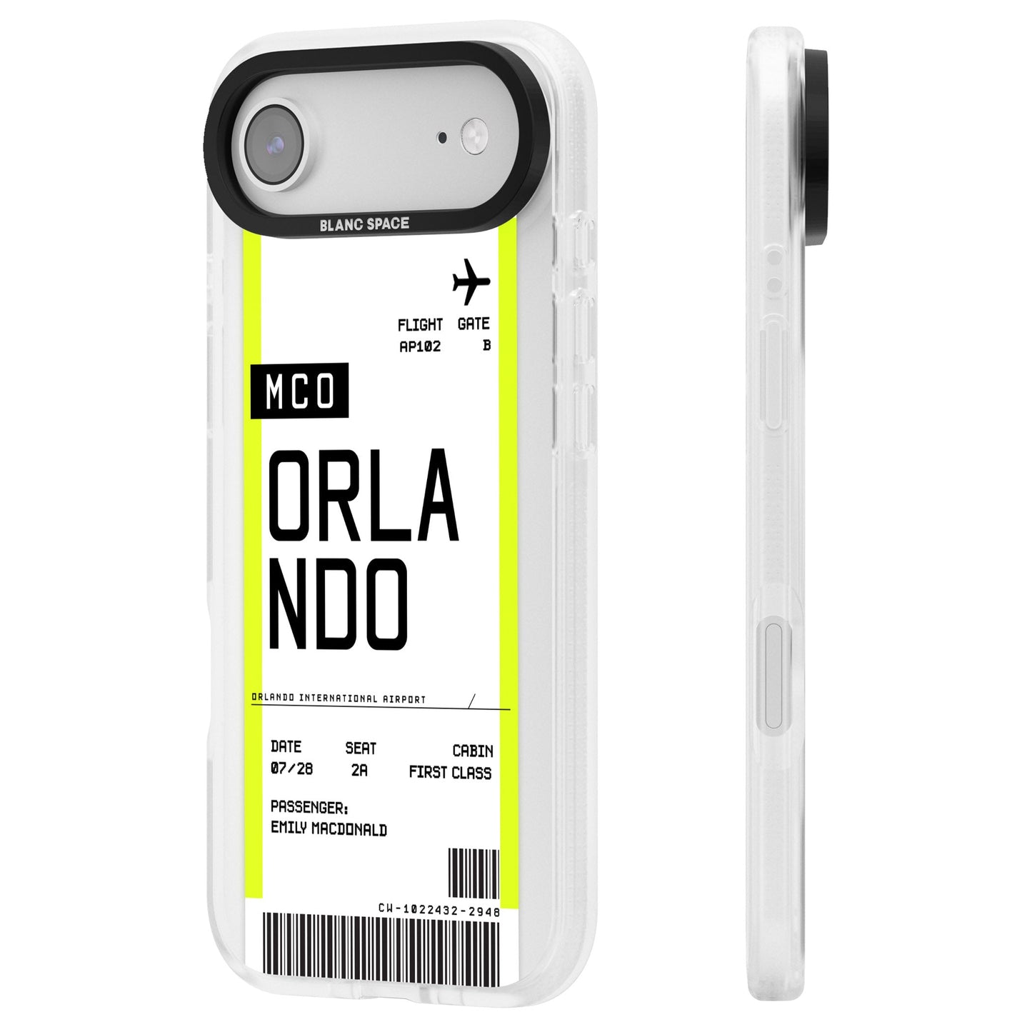 Personalised Orlando Boarding Pass