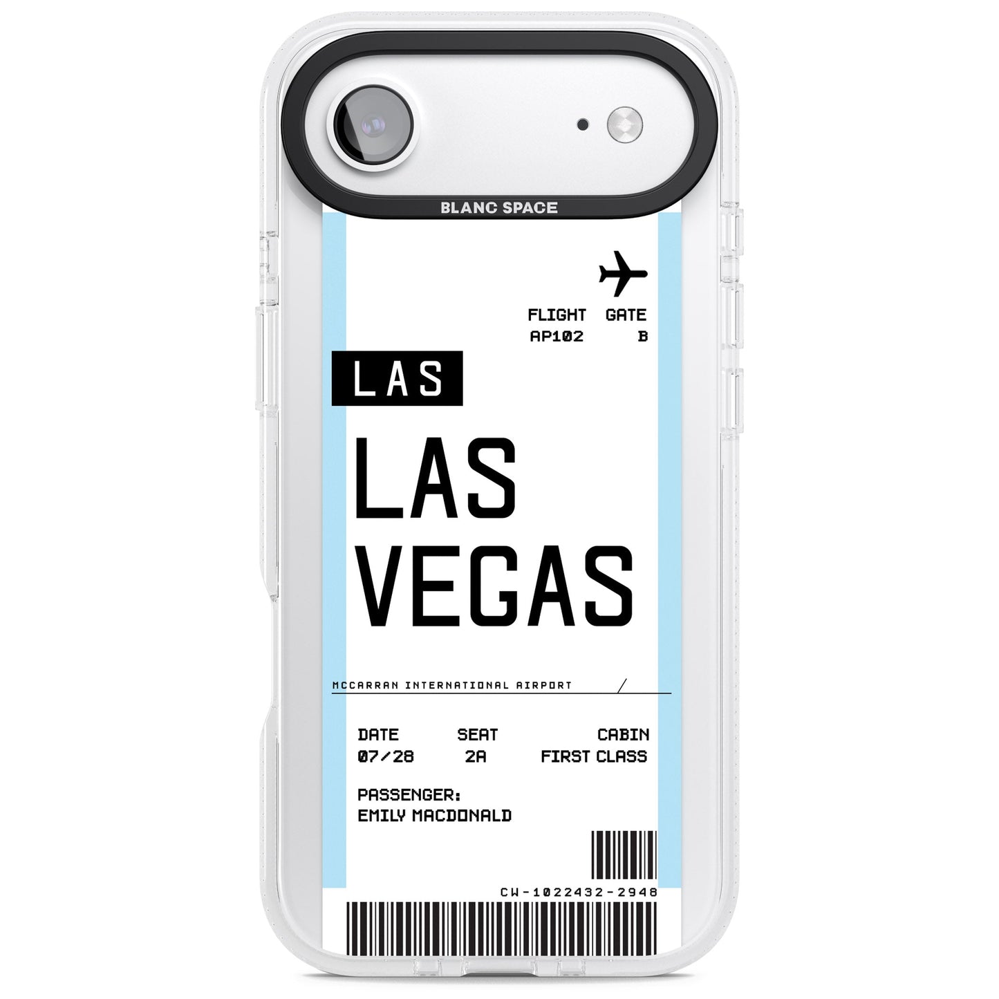 Personalised Las Vegas Boarding Pass