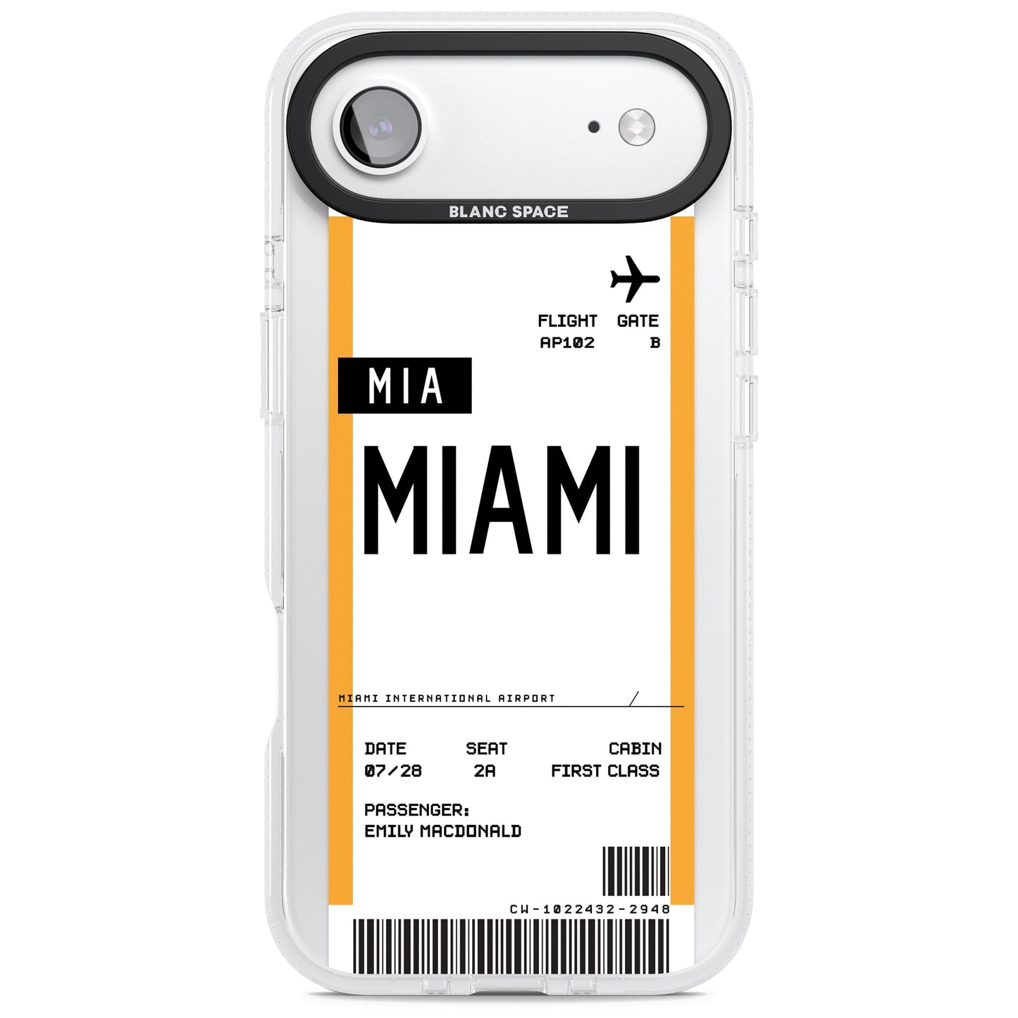 Personalised Miami Boarding Pass