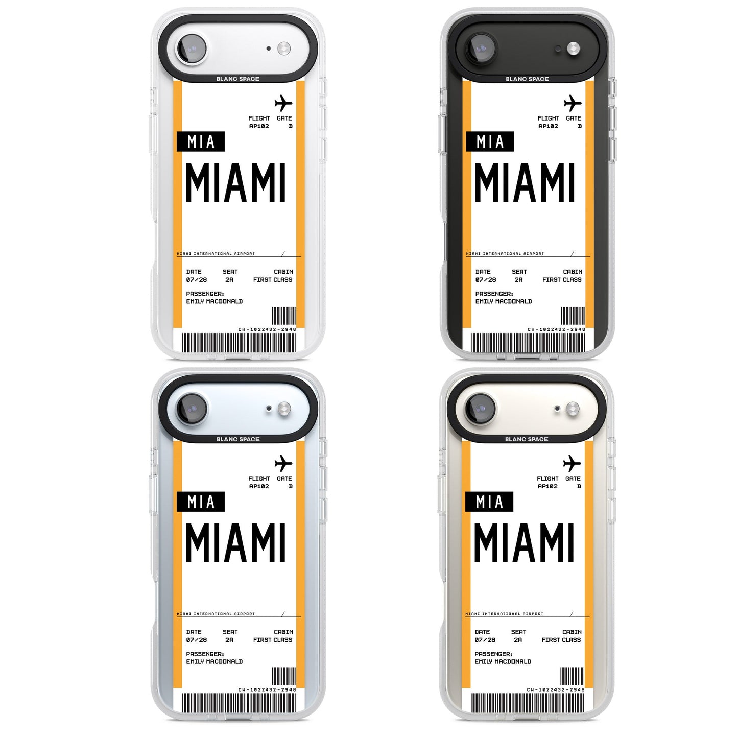 Personalised Miami Boarding Pass