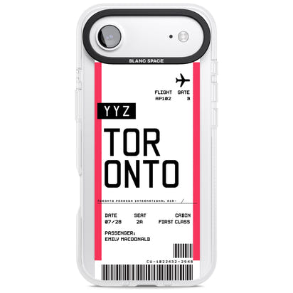 Personalised Toronto Boarding Pass