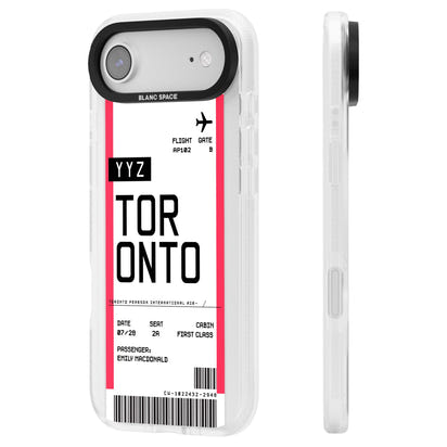 Personalised Toronto Boarding Pass