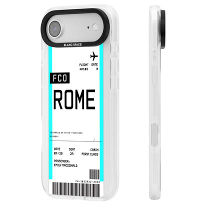 Personalised Rome Boarding Pass